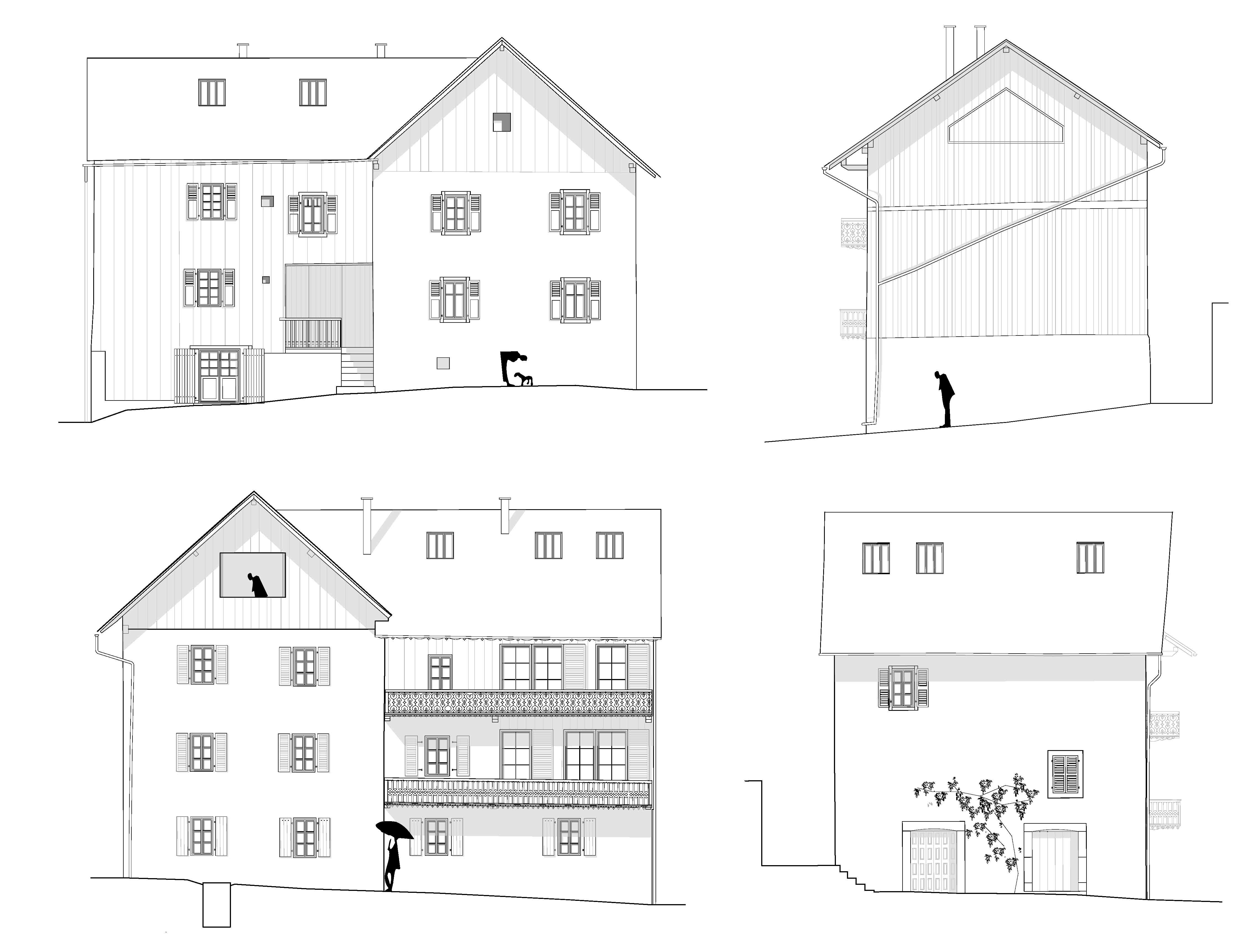 Elevations. Réhabilitation d'un chalet à Abondance.