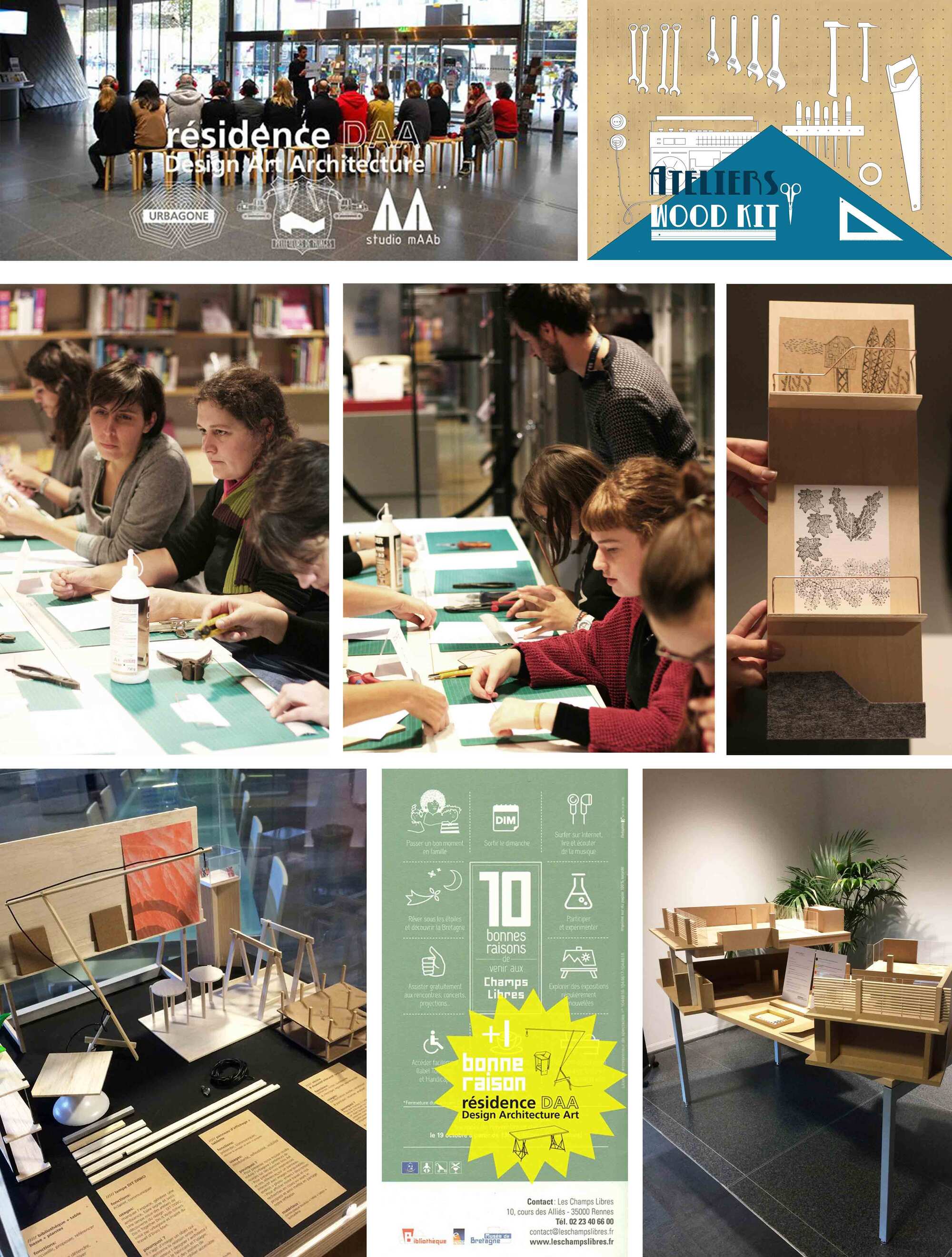 Résidence aux Champs Libres à Rennes