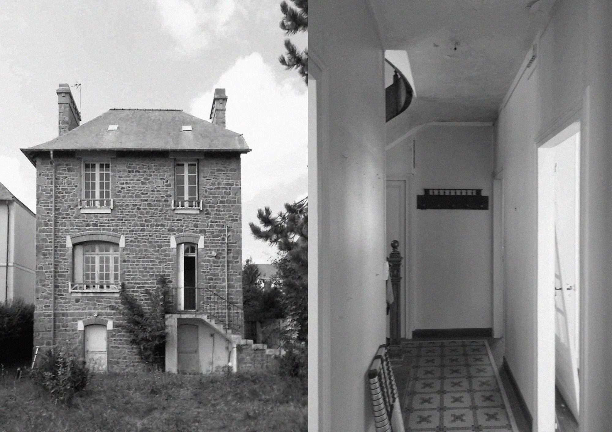 Photo ancienne de la maison existante. Rénovation d’une maison individuelle à Saint-Malo.